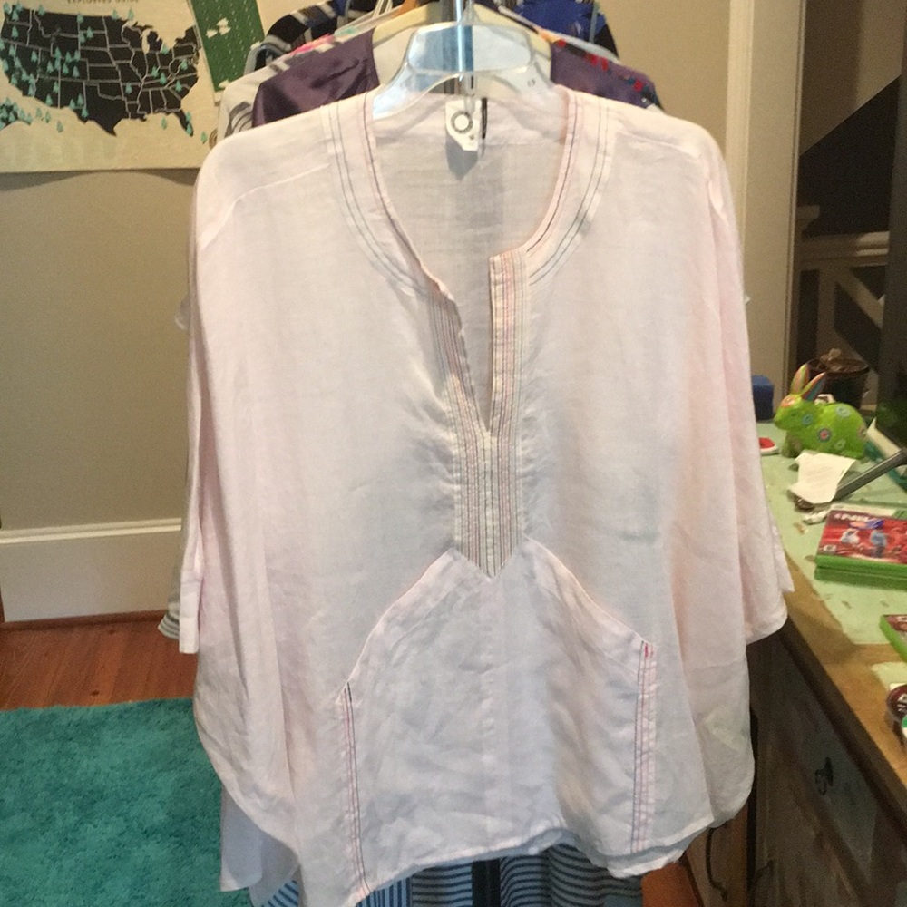 Akemi + Kin Poncho Blouse